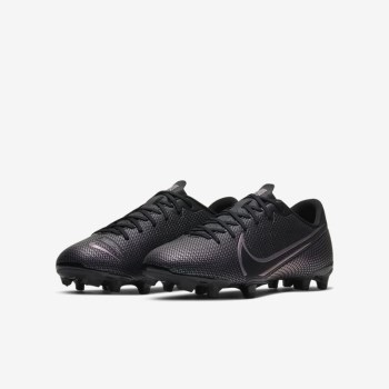 Nike Jr. Mercurial Vapor 13 Academy MG - Nagyobb Gyerek Focicipő - Fekete/Fekete